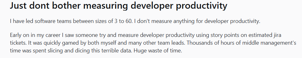 reddit frustration with developer productivity tools