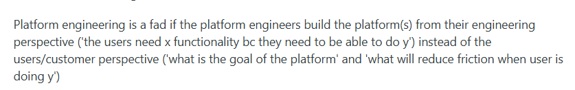 platform engineering reducing friction