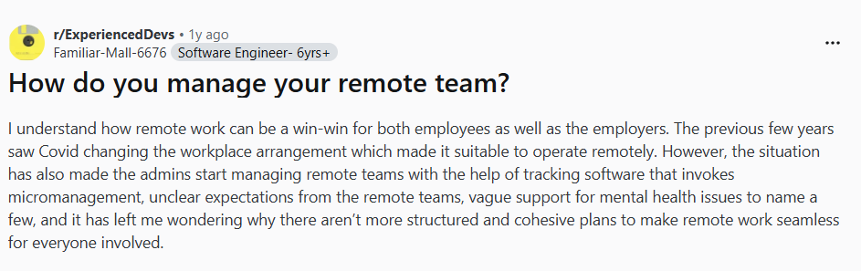 How to manage remote engineering teams