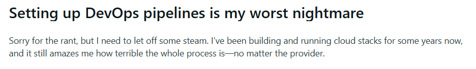 Setting up DevOps pipelines